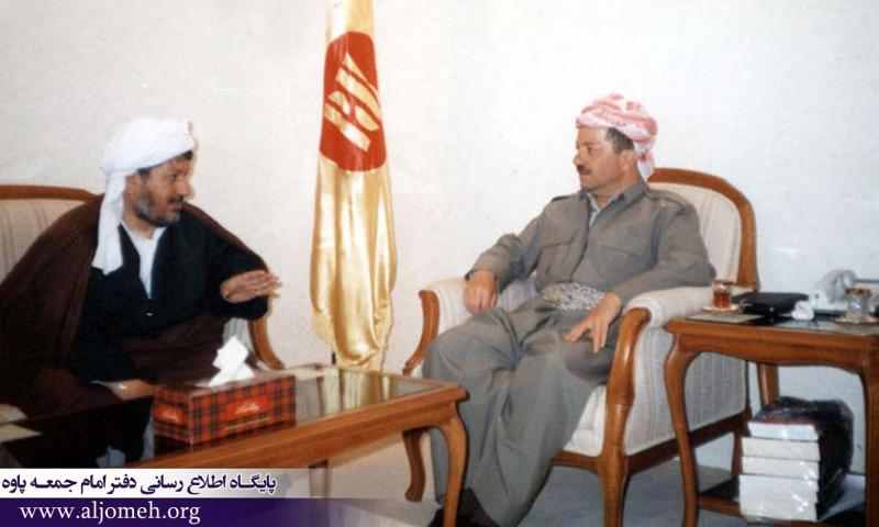 تقدیر و تشکر مسعود بارزانی، رهبر اقلیم کردستان از امام جمعه پاوه
