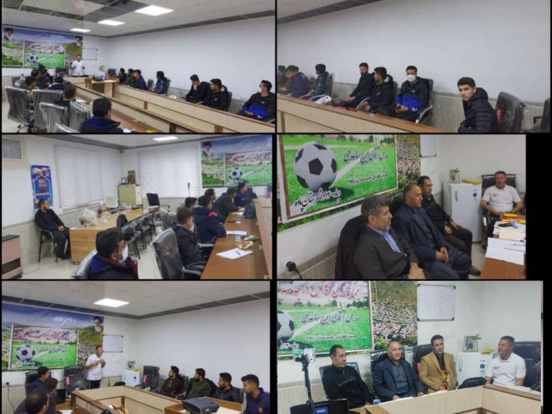 تکمیل زنجیره ورزش فوتبال با برگزاری کلاس داوری در شهرستان پاوه